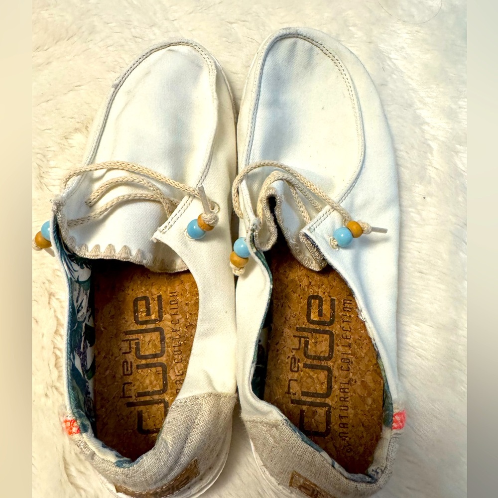 Hey Dude  White Casual Shoes